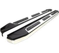 lvjiena Pedane Laterali Auto Alettoni Laterali per Mitsubishi L200 Double Cab 2005-2015, Pedane Laterali Minigonne Laterali AntiGraffio Anticollisione Protezione Accessori