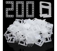 Lvjkes 200 Pezzi Distanziatori per piastrelle, 3mm Livellamento piastrelle per piastrelle, Livellamento preciso, Maggiore efficienza, Per spessori di piastrelle da 3 a 15 mm (3mm)