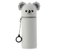 Lvjkes Astuccio silicone, Astuccio animali 2 in 1, Cartoon verticale regolabile, Durevole e facile da pulire, Adatto a Bambini, Ragazza, ragazzo, Ragazzi (koala)