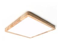 LVL Lampada da pannello a LED, plafoniera a LED a incasso nordica piatta piccola quadrata con venature del legno da 18 W per luci da bagno per cucina, camera da letto, soggiorno (18W)