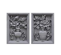 LVLDAWA Scultura Decorativa Parete Traforata, Nuova Teiera Retrò In Stile Cinese, Decorazione Parete Per La Casa Decorazione 3D, Pendente, Appendino Parete Per Veranda(H)
