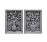 LVLDAWA Scultura Decorativa Parete Traforata, Nuova Teiera Retrò In Stile Cinese, Decorazione Parete Per La Casa Decorazione 3D, Pendente, Appendino Parete Per Veranda(G)