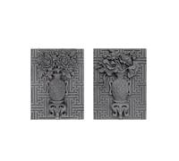 LVLDAWA Scultura Decorativa Parete Traforata, Nuova Teiera Retrò In Stile Cinese, Decorazione Parete Per La Casa Decorazione 3D, Pendente, Appendino Parete Per Veranda(I)
