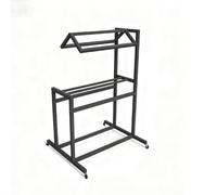 LVLDAWA Supporto Per Sella Indipendente, Supporto Per Sella Western Resistente Con Ruote Organizzazione Per Sellaio Per Stivaletti, Sottosella E Accessori(70X50X90CM)