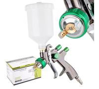 LVLP Technology H-898P - Pistola a spruzzo con ugello da 2,0 mm, lunga durata, 600 ml, capacità per verniciare, tre modalità di regolazione, strato di colore molto sottile, estremamente preciso
