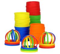 LVNRIDS 50 pezzi Braccialetti in silicone Multicolore, 18 cm Lunghezza Braccialetti Elastici in Gomma per Bambini e Ragazzi, Bracciale Colorati per Feste, Eventi, Festival Musicali, Sport