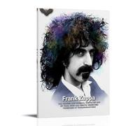 LVOAWAAMU Frank Zappa Singer Colorful Fan Art, poster decorativo da parete, per soggiorno, camera da letto, 50 x 75 cm