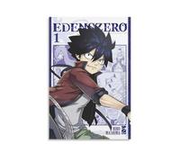 LVOAWAAMU Game Edens Zero Character - Stampa da parete moderna per camera familiare, 60 x 90 cm
