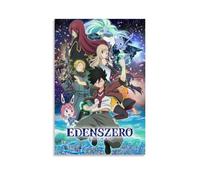 LVOAWAAMU Game Edens Zero Characters Art Poster decorativo da parete, per soggiorno, camera da letto, 20 x 30 cm