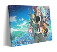 LVOAWAAMU Game Edens Zero Characters Fan Art, poster decorativo da parete, per soggiorno, camera da letto, 20 x 30 cm