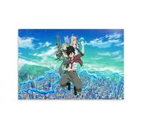 LVOAWAAMU Game Edens Zero Characters Poster decorativo su tela, per soggiorno, camera da letto, 20 x 30 pollici (50 x 75 cm)