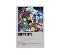 LVOAWAAMU Game Edens Zero Minimalist Art Poster decorativo da parete, per soggiorno, camera da letto, 50 x 75 cm