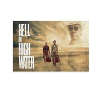 LVOAWAAMU Hell Or High Water Movie Role Art - Decorazione moderna per camera familiare, 50 x 75 cm