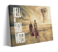 LVOAWAAMU Hell Or High Water Movie Role Art - Decorazione moderna per camera familiare, 50 x 75 cm