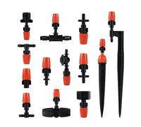 LVSELINGI 1 ugello atomizzatore Arancione da 360 Gradi, irrigatore Regolabile Giardino, Testina di gocciolamento, irrigazione, Fattoria, Prato, Serra(9247)