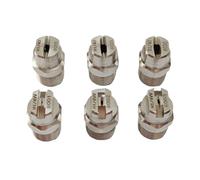 LVSELINGI 1 ugello di Pulizia a ventaglio Piatto in Acciaio Inossidabile da 1/4" con Angolo spruzzo 80/90 Gradi(8004)