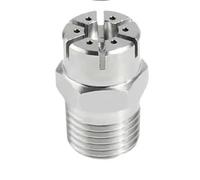 LVSELINGI 1 ugello for Getto d'Aria Tondo in Acciaio Inossidabile da 1/8" e 1/4", for ad Aria compressa(1/4 inch 6 Holes)