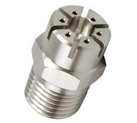 LVSELINGI 1 ugello for Getto d'Aria Tondo in Acciaio Inossidabile da 1/8" e 1/4", for ad Aria compressa(1/8 inch 6 Holes)