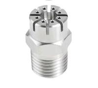 LVSELINGI 1 ugello for Getto d'Aria Tondo in Acciaio Inossidabile da 1/8" e 1/4", for ad Aria compressa(1/4 inch 8 Holes)