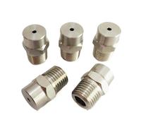 LVSELINGI (10 Pezzi/Lotto) Ugello Spray a Cono Pieno da 1/4" SS, Trattamento di Lavaggio Prima della placcatura, Chimico(5B(2.0mm))