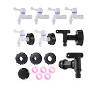 LVSELINGI Adattatore for Serbatoio IBC S60 da 1" 3/4" 1/2" Rubinetto di Scarico 1/2" 3/4" for Rubinetto del Connettore filettato Parti Ricambio for valvola(1326)