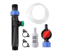 LVSELINGI Applicatore di Fertilizzante Venturi da 1"/1,5"/2" Iniettore for irrigazione Giardino Automatico Miscelatore(1.5inch Kit)