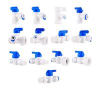 LVSELINGI OD 1/2" 1/4" 3/8" Attacco rapido for valvola a innesto for irrigazione da Giardino, Prato, Sistema di osmosi inversa for Acqua RO, 1 pz(2994)