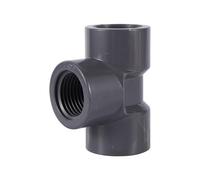 LVSELINGI Raccordo a Gomito in PVC a 3 Vie con Filettatura Femmina da 1/2" e 3/4" for irrigazione Giardino, Serbatoio d'Acqua, Adattatore for Tubo Flessibile for Acquario(4436)