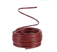 LVSELINGI Tubo Flessibile for irrigazione a Goccia da 5/10/20/30/40/50 m 4/7 mm for Linea di Giardino Sistema distribuzione Vuoto Irrigazione(10m Brown Hose)