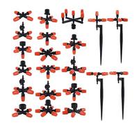 LVSELINGI Ugello atomizzatore Arancione, irrigatore Regolabile for irrigazione da Giardino, Sistema di Micro, ugello umidificatore(9259)