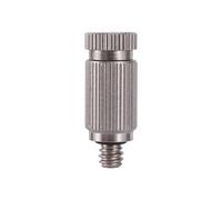 LVSELINGI Ugello di nebulizzazione ad Alta Pressione in Acciaio Inossidabile da 3 Pezzi 0,1~0,5 mm, ugello for irrigazione Giardino, umidificazione Esterna, rimozione della Polvere(0.5mm(2 Sections))