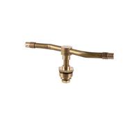 LVSELINGI Ugello Rotante in Ottone a 2/3/4 Bracci, irrigatore Automatico, for Prato, ugello for irrigazione a spruzzo(2 Arm Sprinkler)