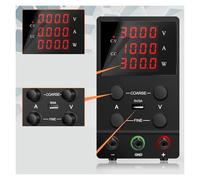 LVSEWOA Alimentatore CC variabile, Alimentatore stabilizzato Regolabile 30 V 5 A 10 A Regolatore di Tensione variabile Stabilizzatore di Corrente 15 V 60 V 120 V Ampiamente utilizzato (LED SPS3010)