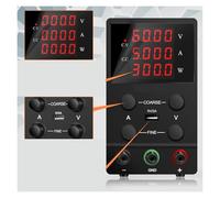 LVSEWOA Alimentatore CC variabile, Alimentatore stabilizzato Regolabile 30 V 5 A 10 A Regolatore di Tensione variabile Stabilizzatore di Corrente 15 V 60 V 120 V Ampiamente utilizzato (LED SPS605)