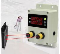 LVSEWOA Contador Digital bidireccional de Personas, distancia de detección Ajustable para Un Control preciso del tráfico en comercios, Ideal para parques, supermercados y tiendas.