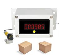 LVSEWOA Contatore Digitale Contatore Digitale a LED, contatore a induzione Automatico, conteggio Pezzi Fino a 999999, Distanza di rilevamento 70 cm, per fabbriche, Linea di Produzione