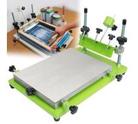 LVSEWOA Macchina per Stampa Serigrafica, Tavolo per Stampa Serigrafica Manuale Piana, Spessore Massimo dello Schermo 40 mm, può Stampare Vari Prodotti Piani