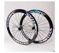 LVSEWOA Paire Roues Vélo Route 700C Jantes Alliage D'aluminium 50mm 20 Trous Freins Disque QR-100/135mm Avant 2 Arrière 4 Roulements pour Cassette 8 À 11 Vitesses.