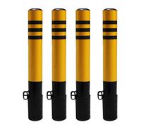 LVSEWOA Postes de bolardos de tráfico desmontables, fácil instalación para aparcamientos y barreras de seguridad Vial.