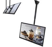 LVSEWOA Scatola Luminosa a LED con Cornice a Scatto Sottile, Schermo per Menu a LED, espositore per Poster Illuminato, per ristoranti, Bar, Negozi, Cornice pubblicitaria, con Asta telescopica 50 * 70