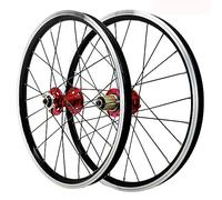 LVSEWOA Set di Ruote BMX da 20 Pollici, Cerchi 406/451, Freni a Disco, Bici Pieghevoli, Set di Ruote con Cuscinetti sigillati, mozzi, Assistenza 24 Ore, Cassetta da 7-12 velocità, Set di Ruote QR