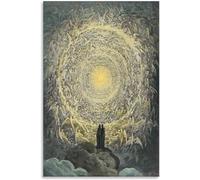 LVTFCO Gustave Dore Poster e Stampe《La Divina Commedia, Paradiso 》Dipinto su Tela Gustave Dore Quadro da Parete per Decorazioni per la casa 50x70 cm Senza Cornice