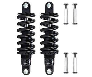 LvTu 2pcs Bicicletta Ammortizzatore Posteriore MTB Primavera 125mm / 150mm / 165mm / 190mm, per MTB Coda Morbida XC Elettrico Pieghevole Bici Scooter (Color : 190mm, Size : 150 Lbs)