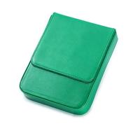 LVUNZJCA Astuccio in Pelle Scatola portapenne for ufficio con cassetto creativo in pelle fatta a mano(verde)