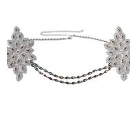 LVUNZJCA Catena per Il Corpo da Donna Catena for Spalla con Scialle in Strass for Matrimonio in Stile Bohémien