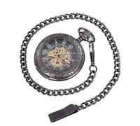 LVUNZJCA Orologio da Tasca Movimento meccanico Orologio da tasca Flip Cover Vintage Uomo Donna