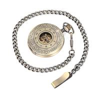LVUNZJCA Orologio da Tasca Orologio da tasca meccanico automatico antico con coperchio ribaltabile vintage