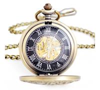 LVUNZJCA Orologio da Tasca Orologio da taschino meccanico Orologio da taschino con bracciale tourbillon