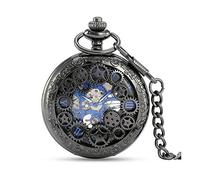LVUNZJCA Orologio da Tasca Vigilanza di tasca meccanica orologi delicati romani classici Nostalgia inciso tasca for uomini e donne