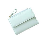 LVUNZJCA Portafoglio Corto da Donna Portafoglio tascabile bifold compatto con blocco Rfid da donna(E)